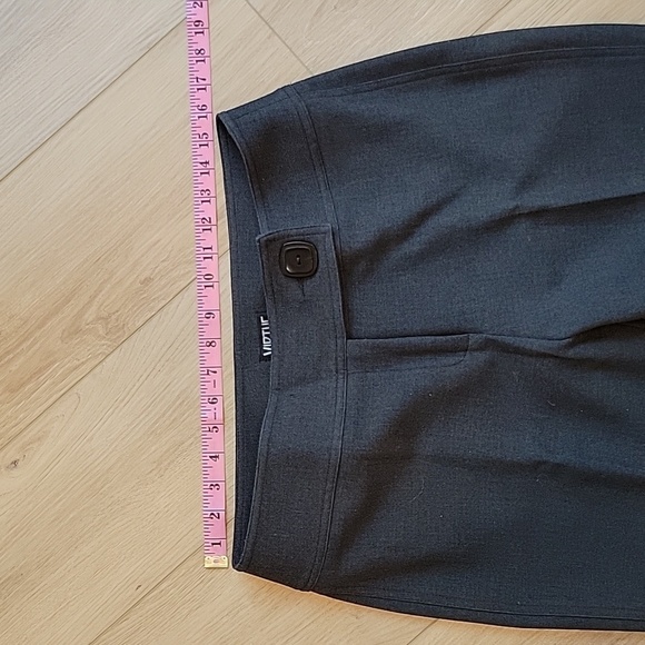 Virtue Stretchy Dress Pants Charcoal Gray Women's Size 12 Trouser - Picture 5 of 13
